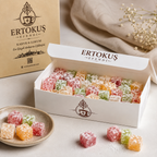 Karışık Kuş Lokumu 250 gr | Elmalı, Limonlu, Güllü | Çifte Kavrulmuş | %100 Pancar Şekeri