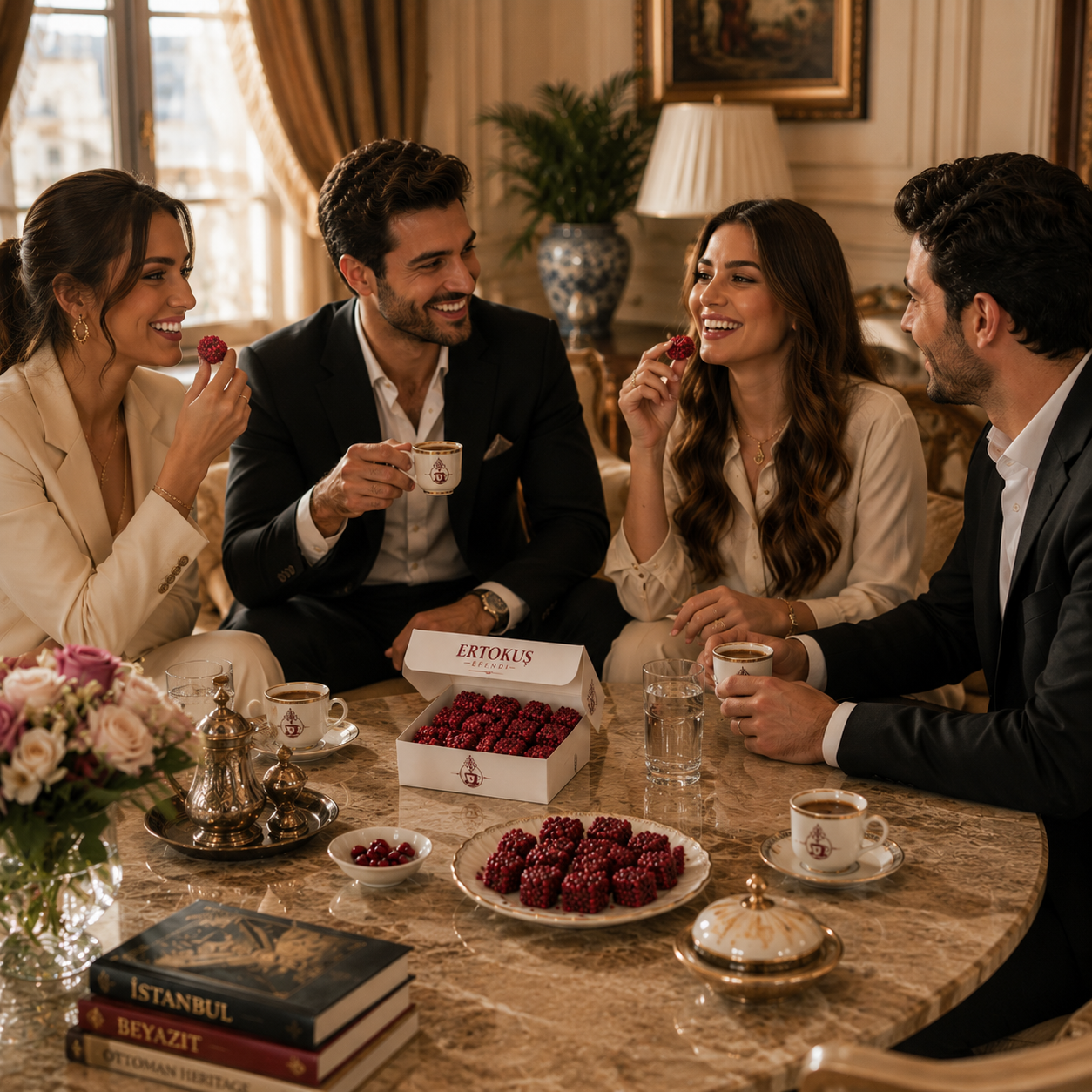 Zereşk Üzüm Kaplı Güllü Lokum 250gr | Çifte Kavrulmuş | %100 Pancar Şekeri