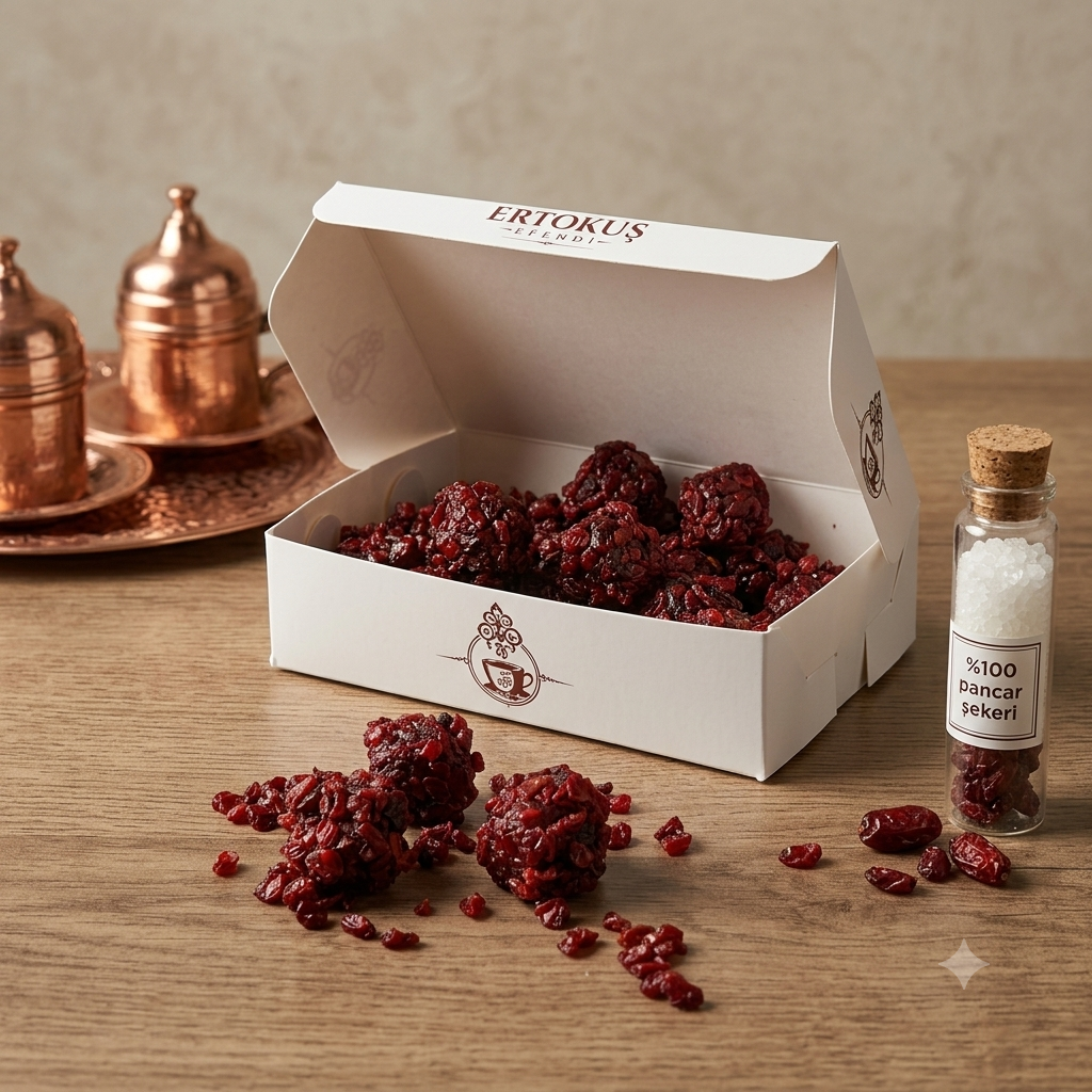 Zereşk Üzüm Kaplı Güllü Lokum 250gr | Çifte Kavrulmuş | %100 Pancar Şekeri